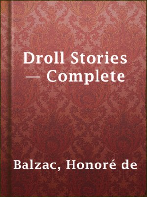 cover image of Droll Stories — Complete